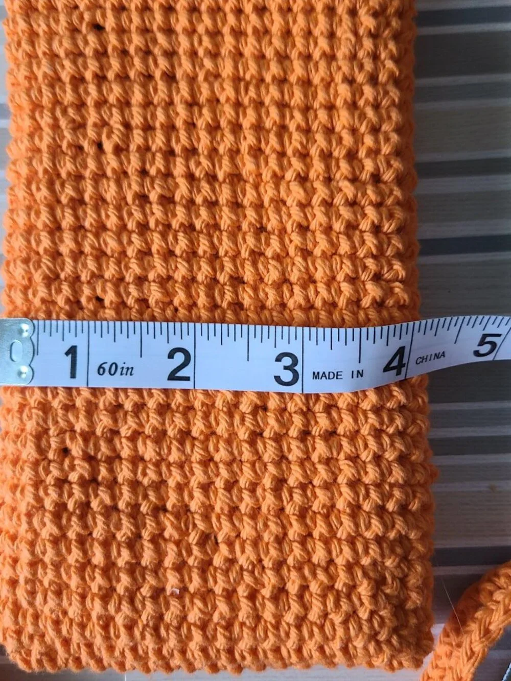 Handmade Crochet Cell Phone Case Holder Crossbody Bag Halloween Thanksgiving